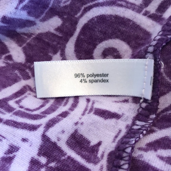 NWOT women’s Plus purple short sleeve top - Picture 5 of 5